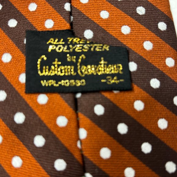 Vintage MCM  70’s Mens Dress Tie by Custom Cravatieur - Picture 3 of 5